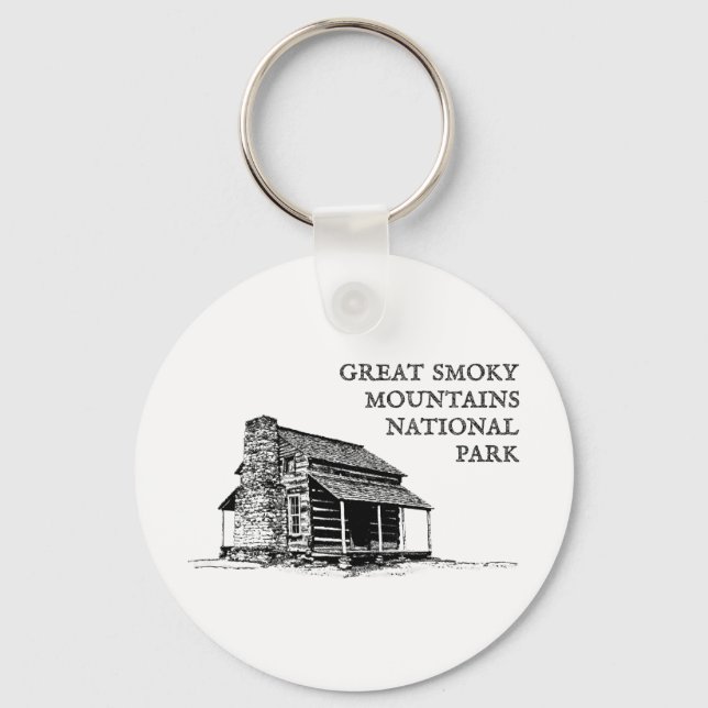Great Smoky Mountains National Park Keychain (Front)