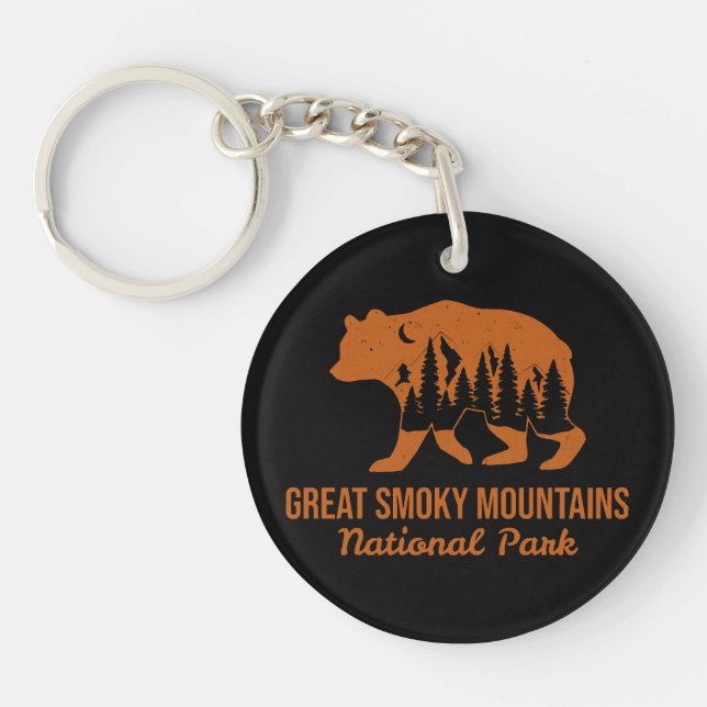 GREAT SMOKY MOUNTAINS NATIONAL PARK  KEYCHAIN (Front)