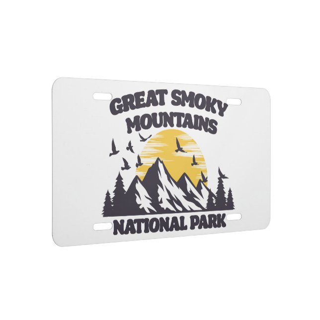 Great Smoky Mountains National Park License Plate (Right)