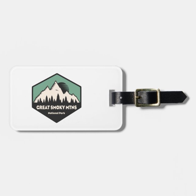 Great Smoky Mountains National Park Luggage Tag (Front Horizontal)