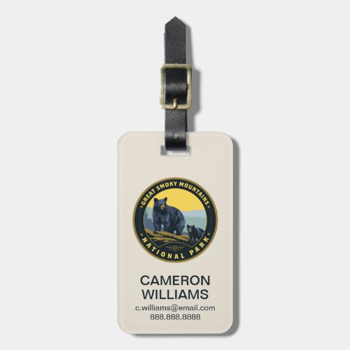 Great Smoky Mountains National Park Luggage Tag