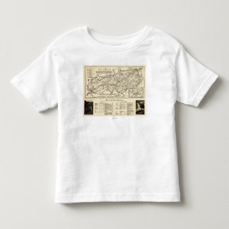 Great Smoky Mountains National Park Map Toddler T-shirt