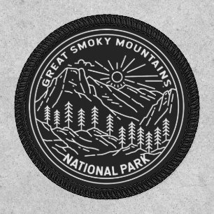 Great Smoky Mountains National Park Monoline   Patch