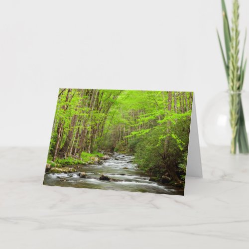 Great Smoky Mountains National Park North Carolina Card