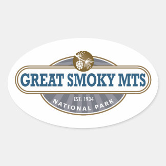 Great Smoky Mountains National Park Oval Sticker