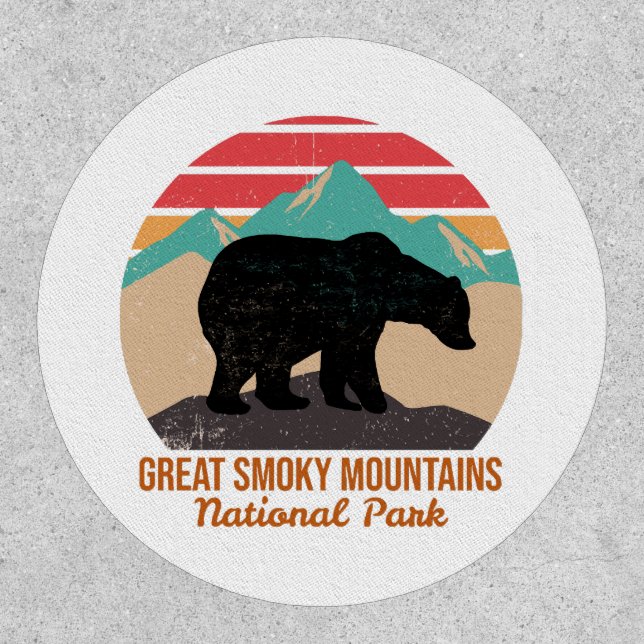 GREAT SMOKY MOUNTAINS NATIONAL PARK  PATCH (Front)