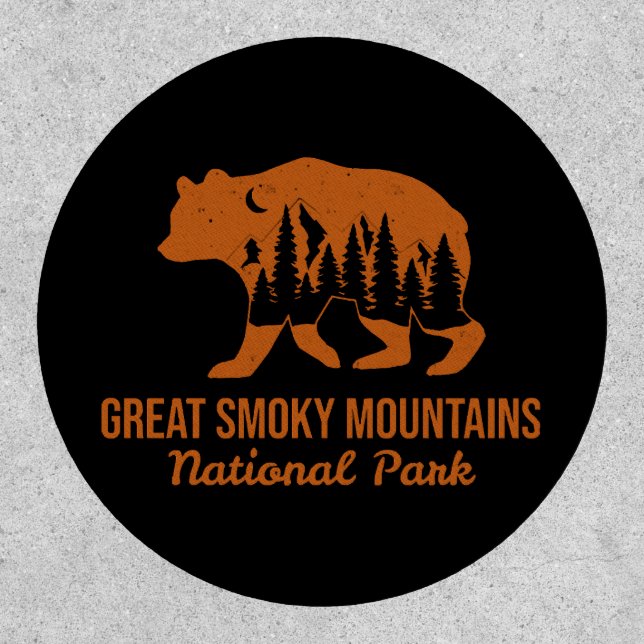 GREAT SMOKY MOUNTAINS NATIONAL PARK  PATCH (Front)