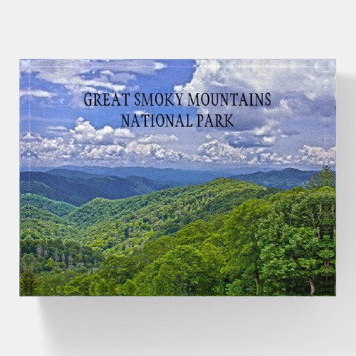 Great Smoky Mountains National Park Photo Paperweight