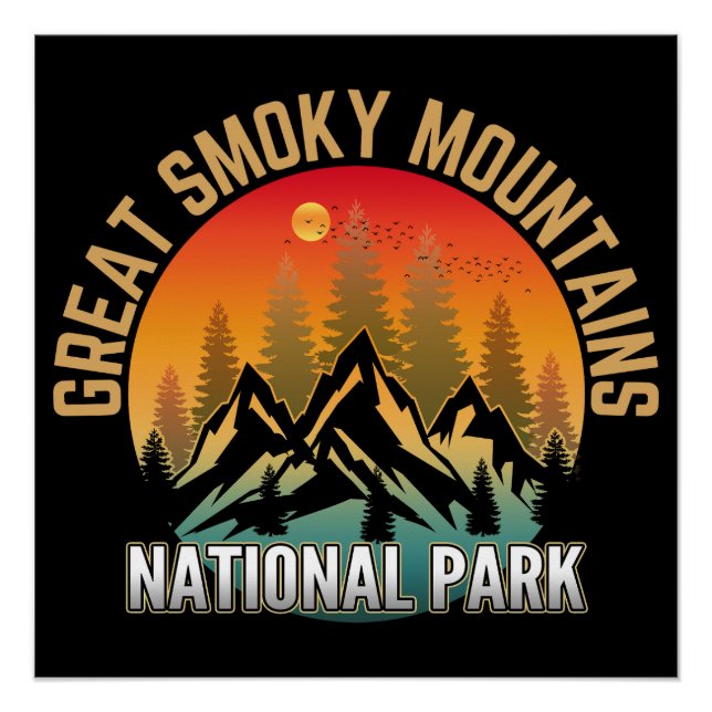 Great Smoky Mountains National Park Poster (Front)