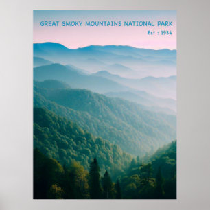 Great Smoky Mountains National Park Poster