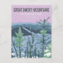 Great Smoky Mountains National Park Retro Postcard