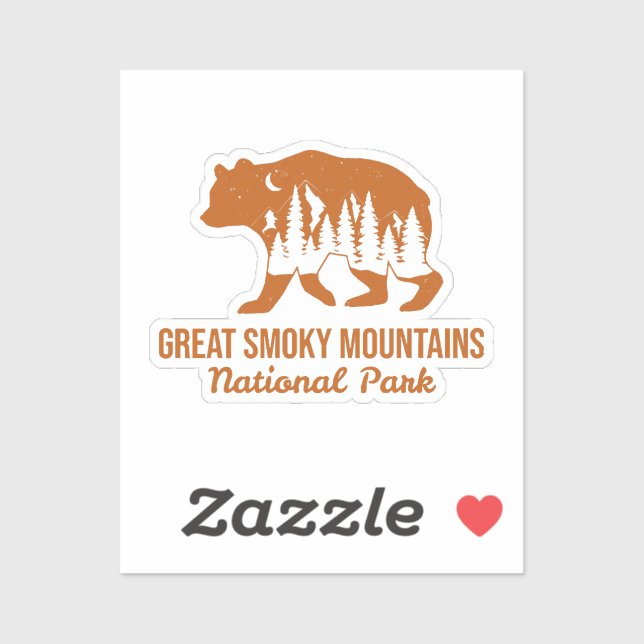 GREAT SMOKY MOUNTAINS NATIONAL PARK  STICKER (Sheet)