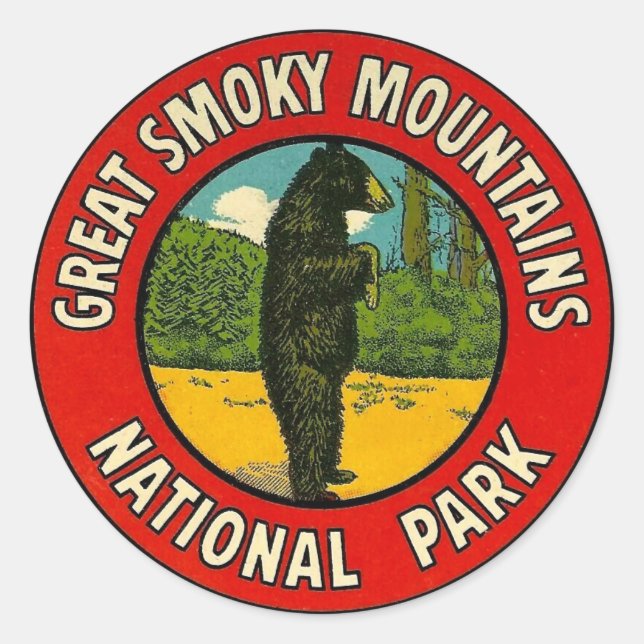 Great Smoky Mountains National Park Stickers (Front)