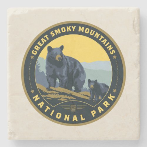 Great Smoky Mountains National Park Stone Coaster
