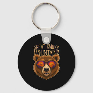 Great smoky mountains national park tennessee bear keychain