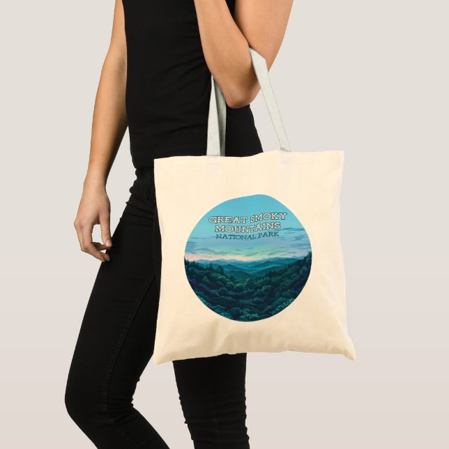 Great Smoky Mountains National Park Tennessee Tote Bag (Front (Product))
