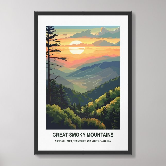 Great Smoky Mountains National Park Tennessee USA  Framed Art (Framed Front)