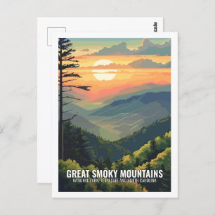 Great Smoky Mountains National Park Tennessee USA Postcard