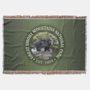 Great Smoky Mountains National Park Throw Blanket