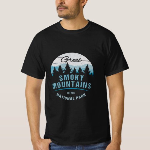 Great Smoky Mountains National Park TN NC Vacation T_Shirt