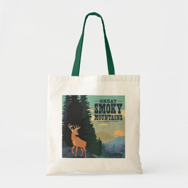 Great Smoky Mountains National Park Tote Bag (Front)