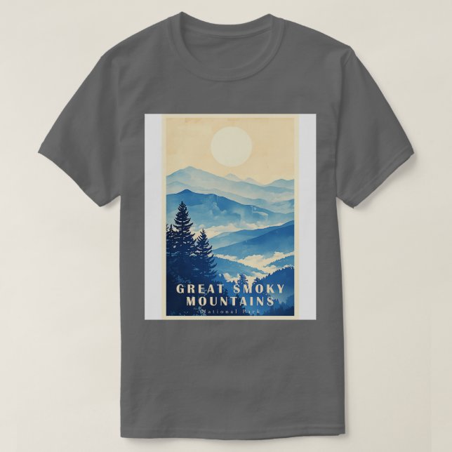 Great Smoky Mountains national park travel  14 T-Shirt (Design Front)