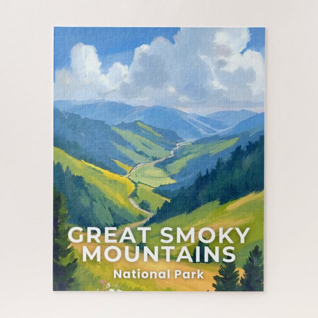 Great Smoky Mountains National Park Travel Jigsaw Puzzle (Vertical)