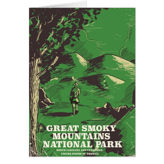 Great Smoky Mountains National Park travel poster (Front)