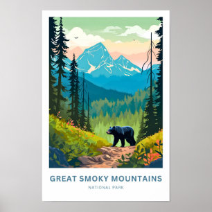 Great Smoky Mountains National Park Travel Print