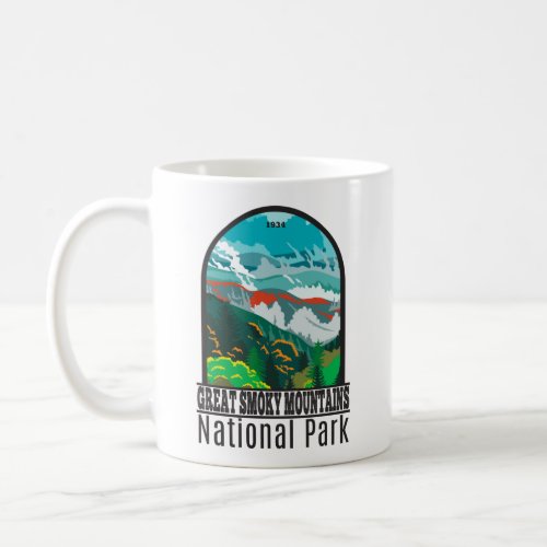Great Smoky Mountains National Park Vintage Coffee Mug