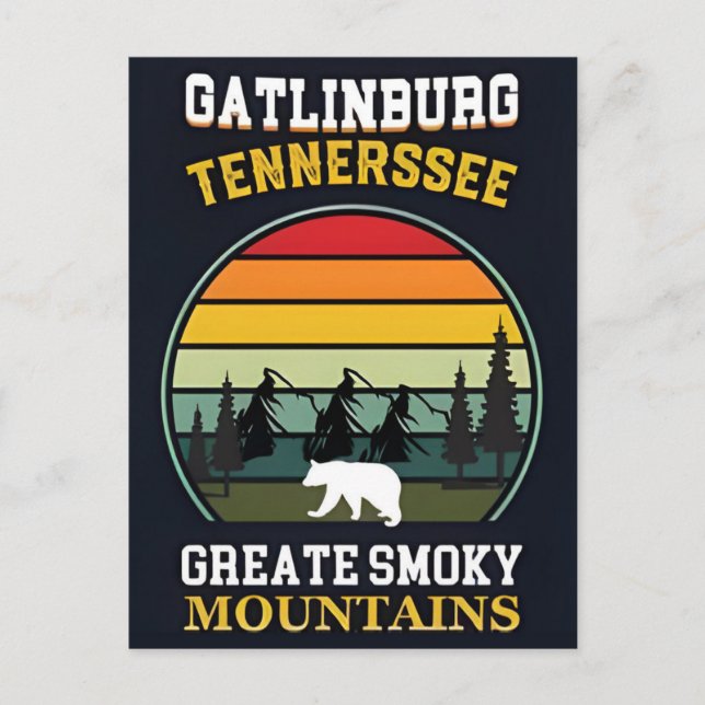 Great Smoky Mountains National Park Vintage Postcard (Front)