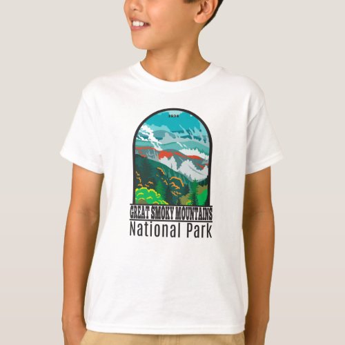  Great Smoky Mountains National Park Vintage T_Shi T_Shirt