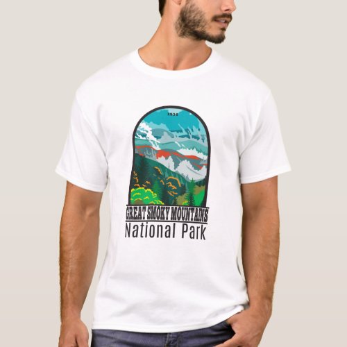  Great Smoky Mountains National Park Vintage T_Shirt
