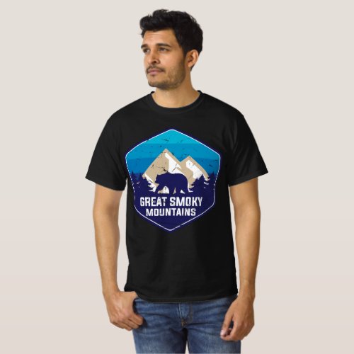 Great Smoky Mountains National Parks Bear Vintage T_Shirt