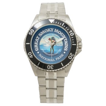 Great Smoky Mountains Np (hiker C) Watch by AdventureExtreme at Zazzle