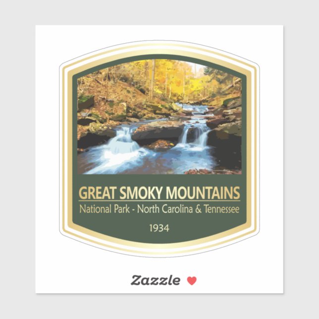 Great Smoky Mountains NP (PF) Sticker (Sheet)