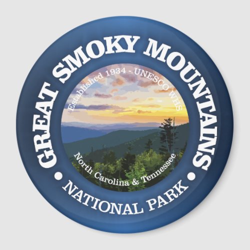 Great Smoky Mountains NP rd2 Magnet