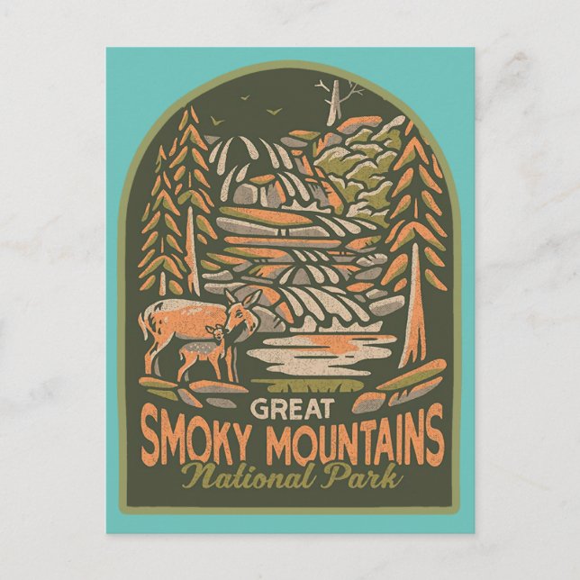 Great Smoky Mountains Postcard (Front)