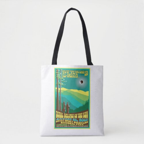 Great Smoky Mountains Solar Eclipse Tote Bag