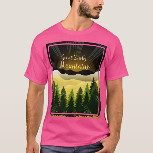 Great smoky Mountains T_Shirt