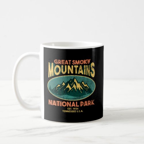 Great Smoky Mountains Tennessee Hiking Long Sleeve Coffee Mug