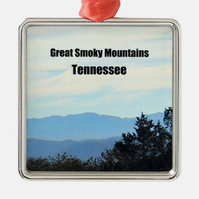 Great Smoky Mountains, Tennessee Metal Ornament (Front)