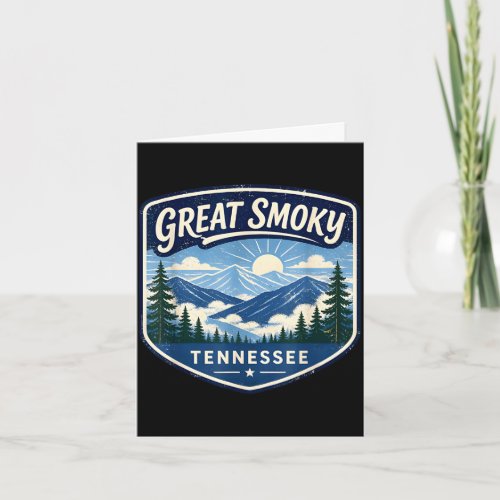 Great smoky mountains tennessee national park card