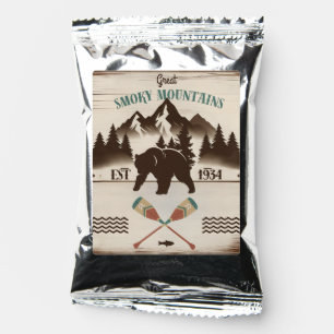 Great Smoky Mountains, TN bear Coffee Drink Mix