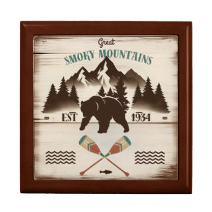 Great Smoky Mountains, TN bear Gift Box