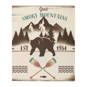 Great Smoky Mountains, TN bear Metal Print