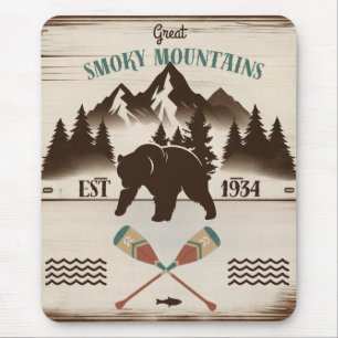 Great Smoky Mountains, TN bear Mouse Pad