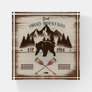 Great Smoky Mountains, TN bear Paperweight