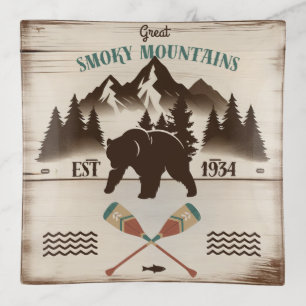 Great Smoky Mountains, TN bear Trinket Tray