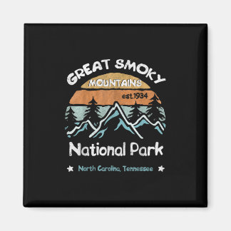 Great Smoky Mountains US National Park Camping Magnet